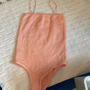 Pink Zara bodysuit